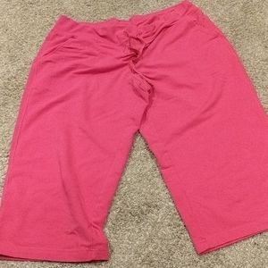 Pink women's Capri XL